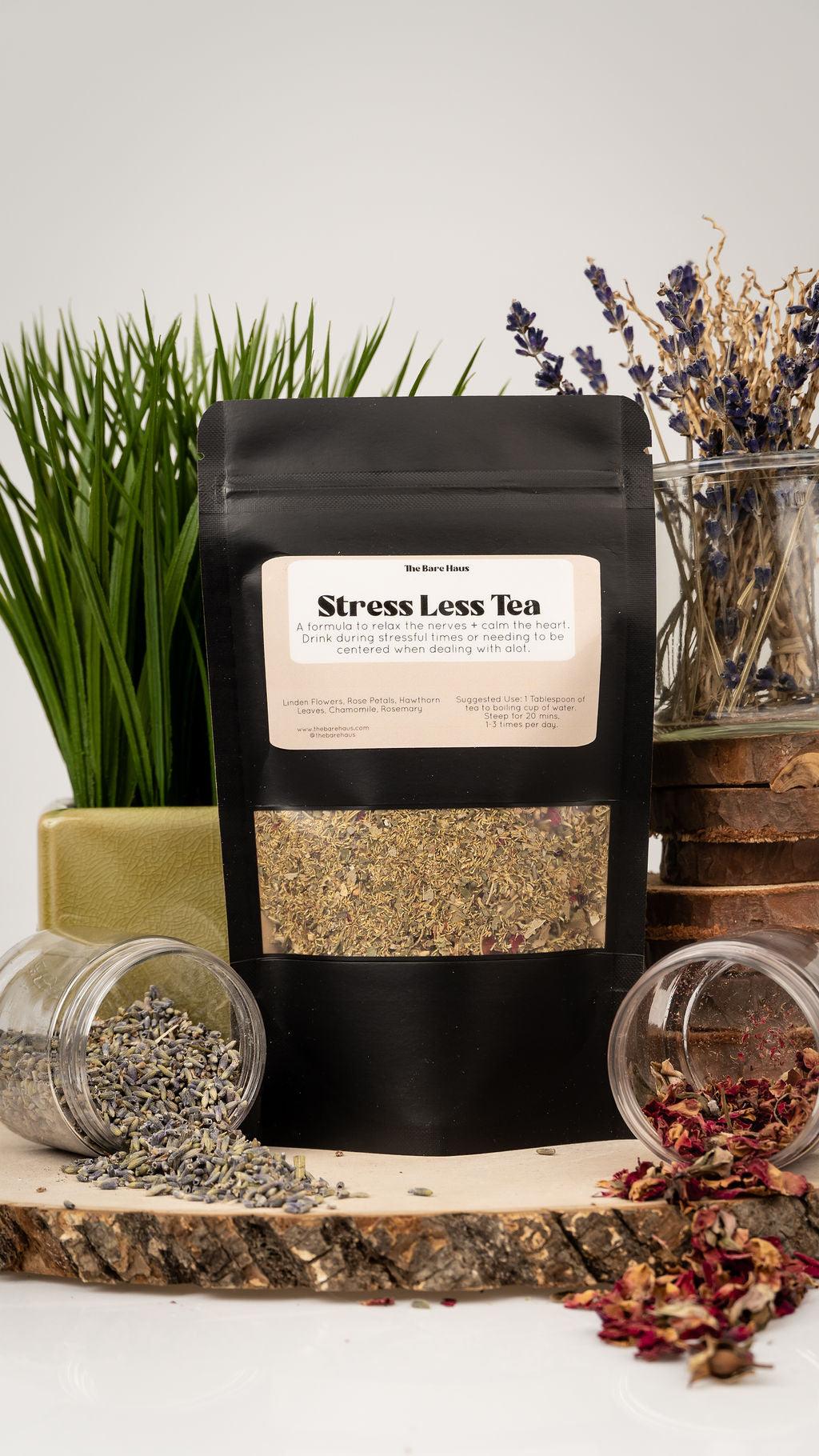 Stress Less Tea — Herbal Calming Blend for Anxiety & Nervous System Support